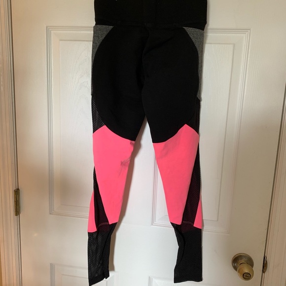 Pink Victoria's Secret Flat Mesh Bling Leggings - Picture 5 of 7